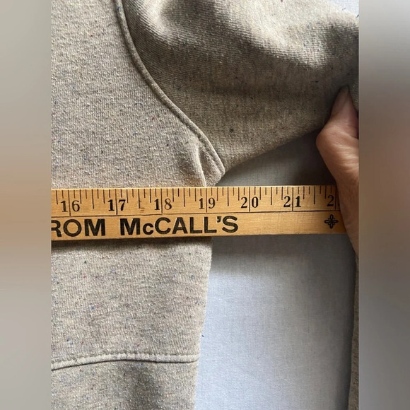 Roots 3/4 sleeve speckle colour long cotton sweatshirt Sz XS - Picture 10 of 11